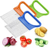 Onion Vegetable Slicer Cutting Aid Guide Holder