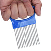 Onion Vegetable Slicer Cutting Aid Guide Holder