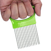 Onion Vegetable Slicer Cutting Aid Guide Holder