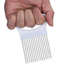 Onion Vegetable Slicer Cutting Aid Guide Holder