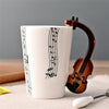Novelty Guitar Ceramic Cup