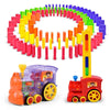 AUTOMATIC DOMINO BRICK LAYING TOY TRAIN