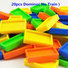 AUTOMATIC DOMINO BRICK LAYING TOY TRAIN