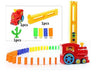 AUTOMATIC DOMINO BRICK LAYING TOY TRAIN