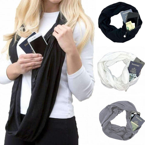 Pocket Convertible Infinity Scarf