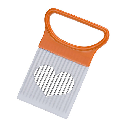 Onion Vegetable Slicer Cutting Aid Guide Holder