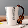 Novelty Guitar Ceramic Cup