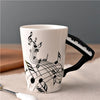 Novelty Guitar Ceramic Cup